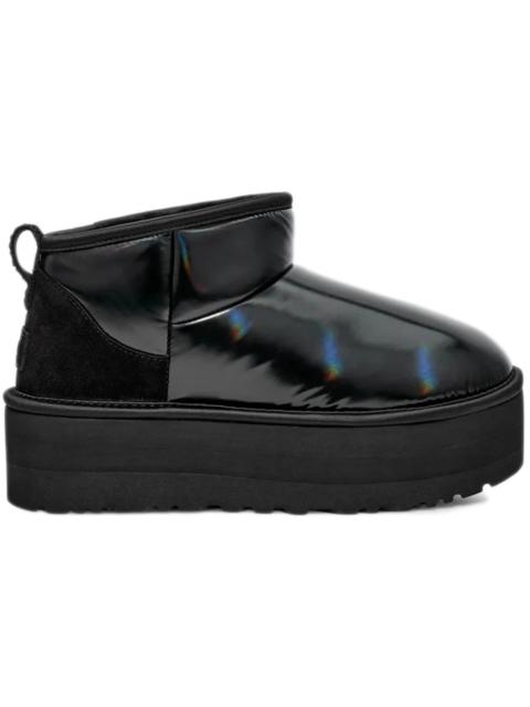 UGG UGG Ultra Mini Platform Hi Shine Boot Black (Women's)