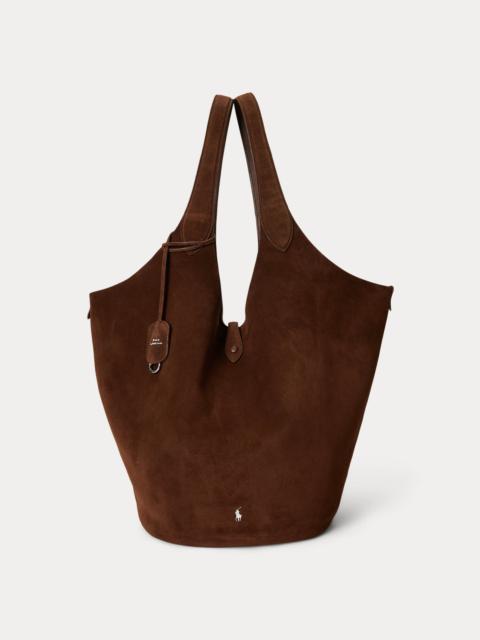 Polo Ralph Lauren Polo Play Suede Large Tote