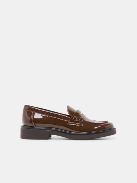 dolce vita TIGGY LOAFERS WALNUT CRINKLE PATENT