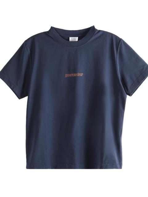 VETEMENTS Pornstar Fitted T-Shirt "Navy" ME76TR215N NAVY