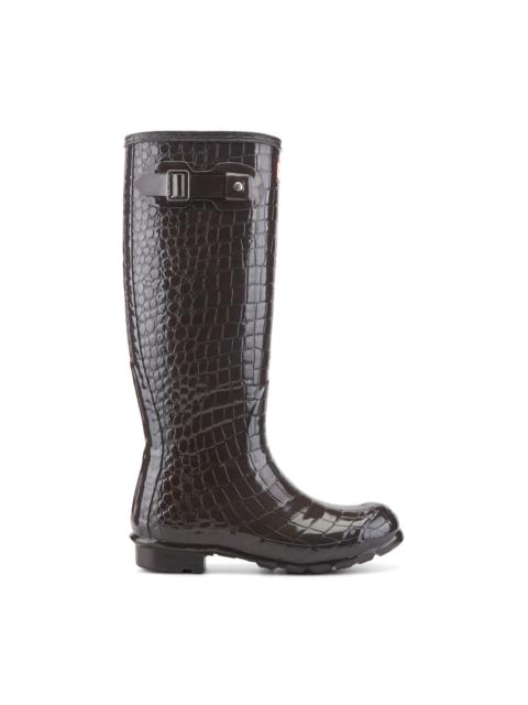 HUNTER Women's Original Tall Gloss Rain Boots