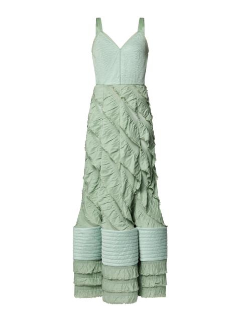 Louis Vuitton Mermaid Hem Flounce Gown