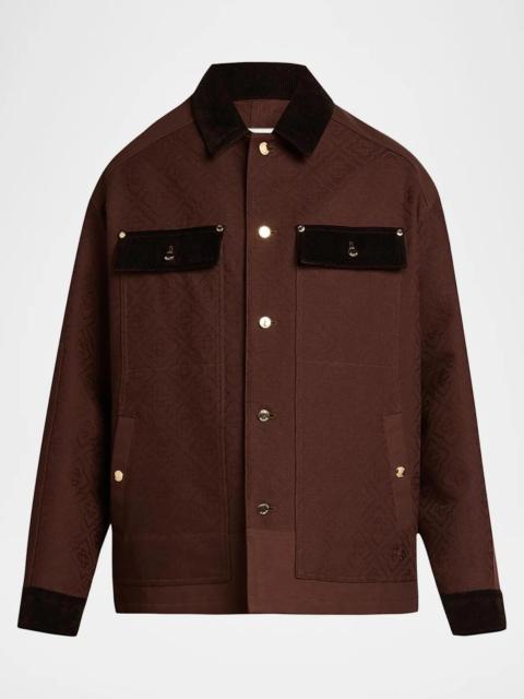 CASABLANCA Men's Workwear Safari Jacket