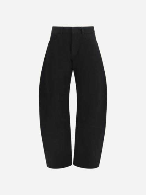 Alaïa Low rise rounded Jeans