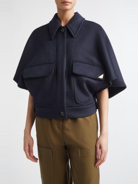 Max Mara Max Mara Dream Cashmere Cape in Midnight Blue