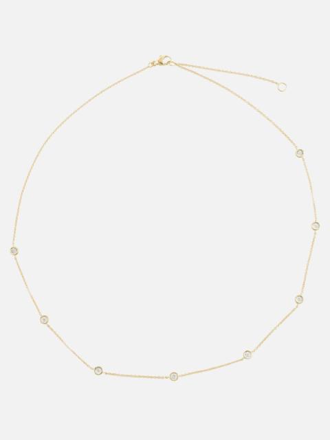 STONE AND STRAND Diamonds By The Dozen 10kt gold necklace with diamonds