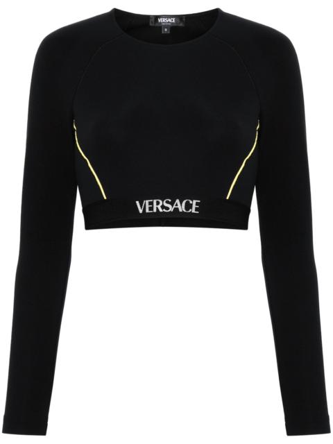 VERSACE Sports top with logo band