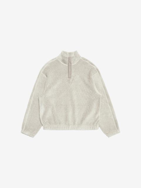 AMOMENTO Amomento Fluffy Oversized Half Neck Pullover - Grey