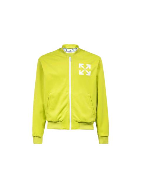 Off-White OFF-WHITE Arrows-Print Track Jacket Lime Green