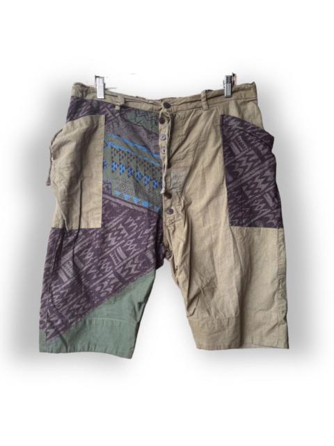 Other Designers Vintage - Amina Patches Drawstring Short Summer Pants