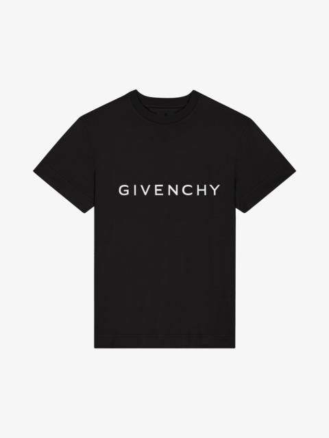 Givenchy GIVENCHY ARCHETYPE SLIM FIT T-SHIRT IN COTTON