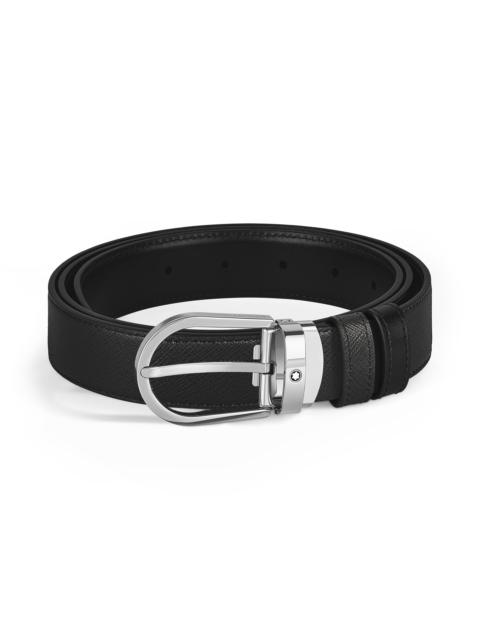 HORSESHOE 30 MM REVERSIBLE BELT IN SARTORIAL LEATHER