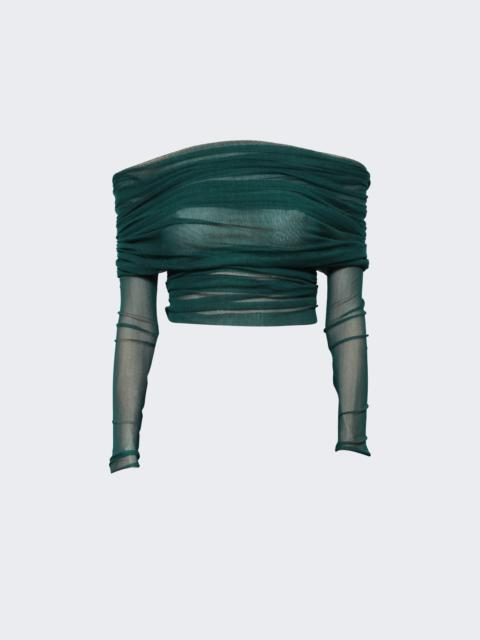 CHRISTOPHER ESBER Veiled Top Evergreen