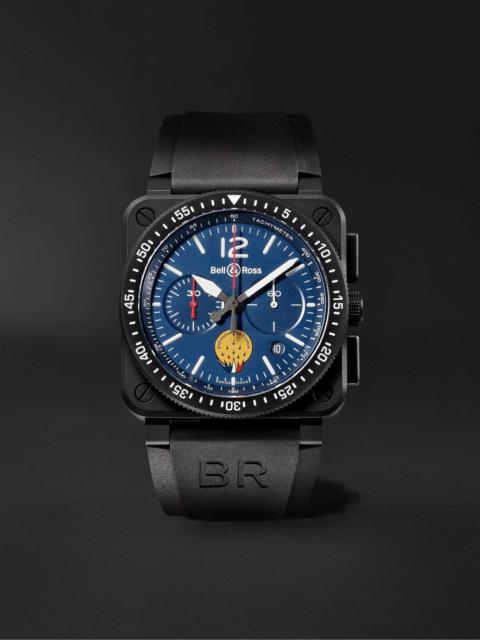 BR 03-94 PA94 Patrouille de France Limited Edition Chronograph Ceramic and Rubber Watch, Ref. No. BR