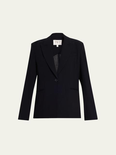 TWP Single-Breasted Boy Blazer Jacket