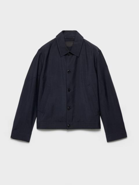 Prada Mohair and wool blouson jacket