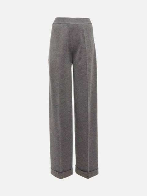 Cashmere and silk pants