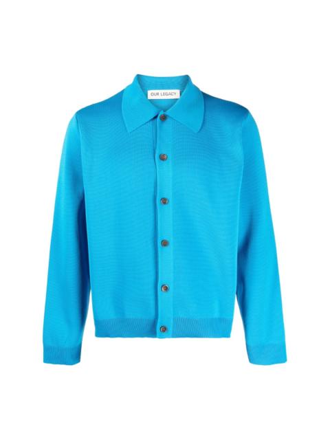 Our Legacy Evening Polo knit cardigan