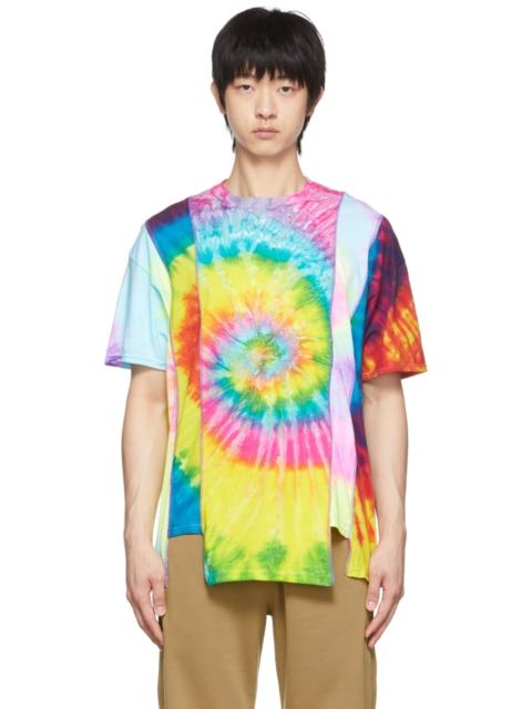 NEEDLES tie-dye patchwork T-shirt