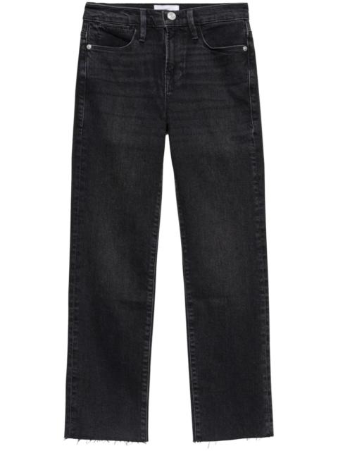 FRAME Le High Straight released hem jeans