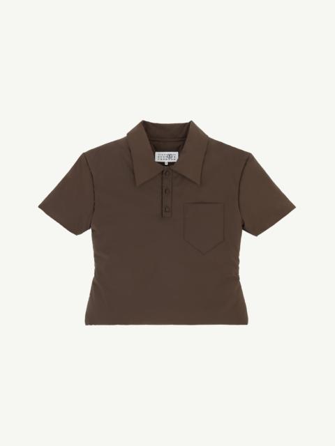 Padded polo top