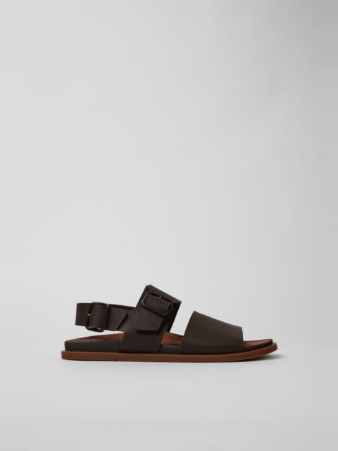 CAMPERLAB Brown Leather Sandals for Men.