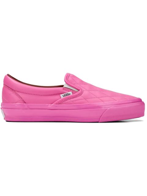 Vans Vans LX Classic Slip-On 98 Quilted Leather Pink
