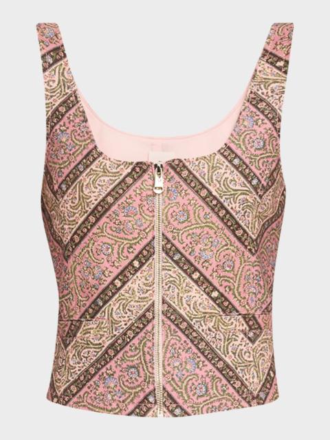 Cinq à Sept Pepper Paisley Top