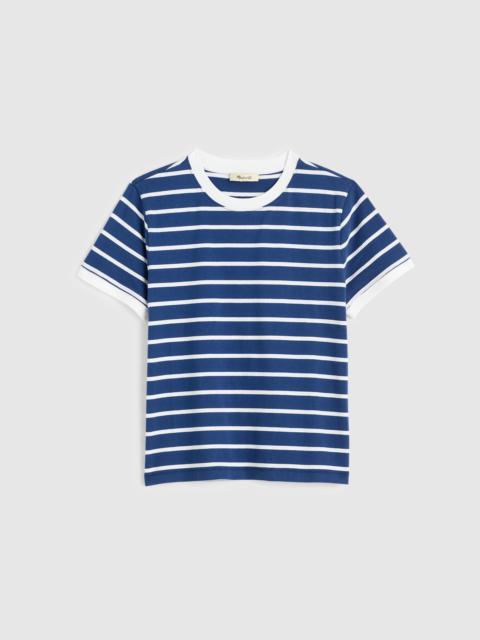 Madewell The Perfect Crewneck Baby Tee in Allday Jersey