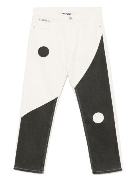 Moschino two-tone jeans