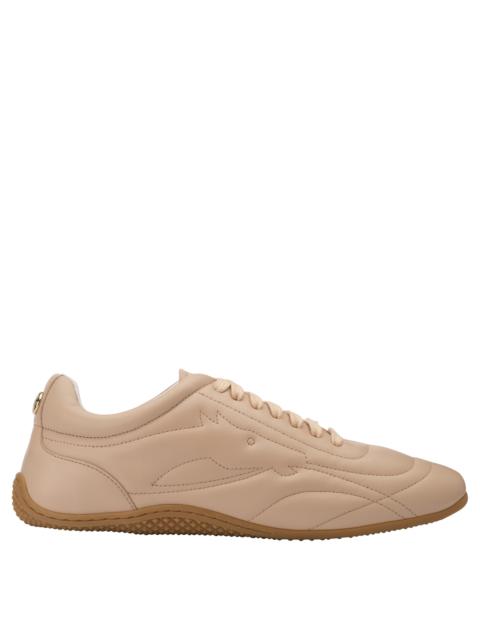 Longchamp On-The-Go Sneakers Cream - Leather