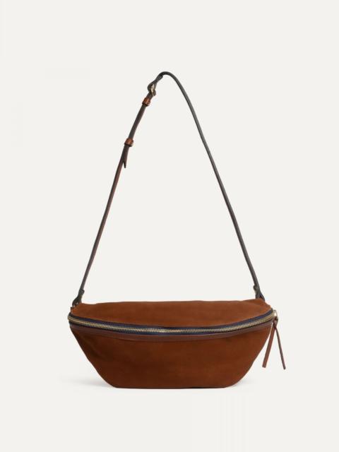 Bleu de Chauffe BEA BELT BAG / SUEDE - FAWN BRAUN