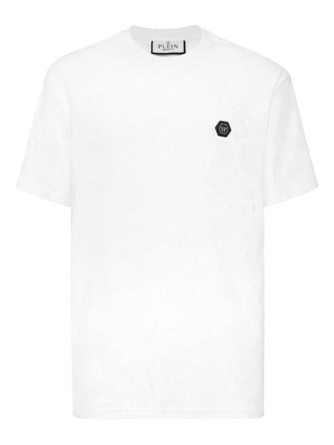 PHILIPP PLEIN monogram-pattern cotton T-shirt