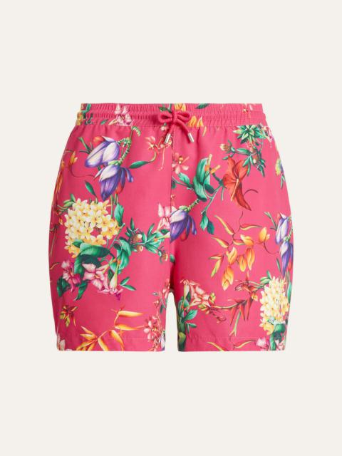 Ralph Lauren Men's Amalfi Botanical Swim Trunks