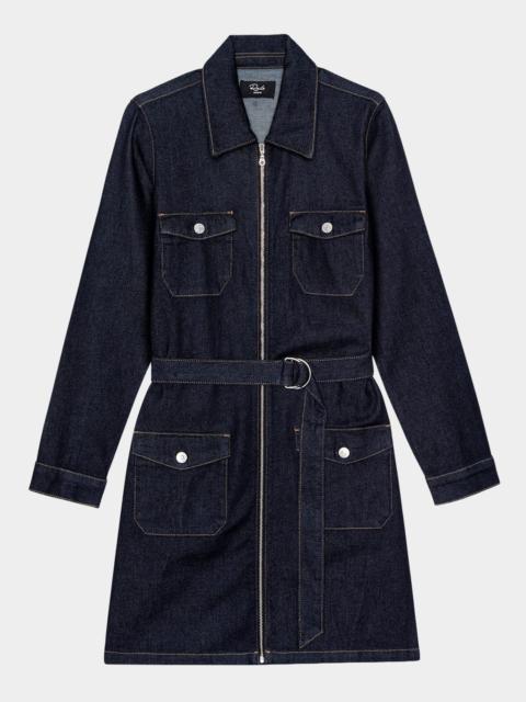 Rails Jefferson Belted Denim Mini Dress