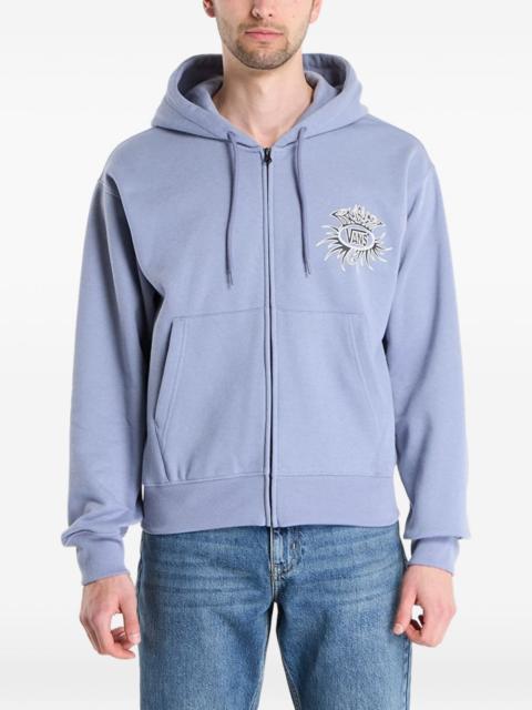 Vans logo-print zip-up hoodie
