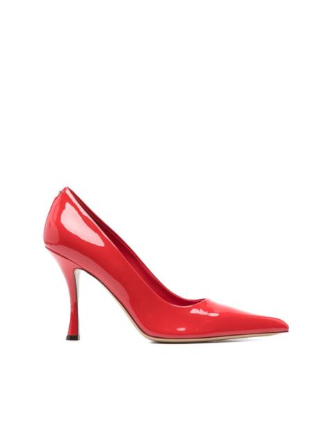 FERRAGAMO 110mm pointed-toe leather pumps