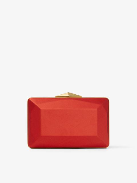 JIMMY CHOO Diamond Box Clutch
Fuchsia and Paprika Satin Box Clutch Bag