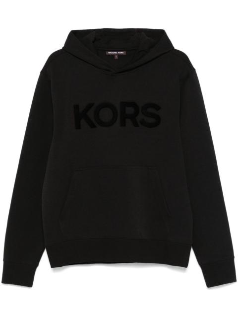 MICHAEL KORS tufted-logo hoodie