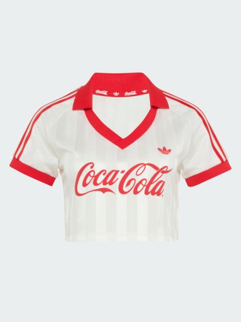 adidas Originals ADIDAS X COCA-COLA CROPPED JERSEY