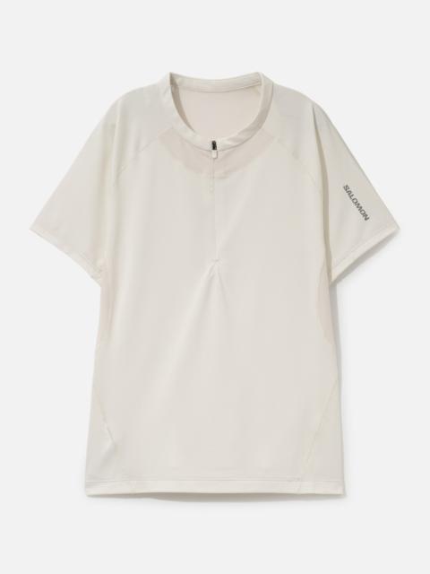 SALOMON SOLUS HALF-ZIP SHORT SLEEVE T-SHIRT