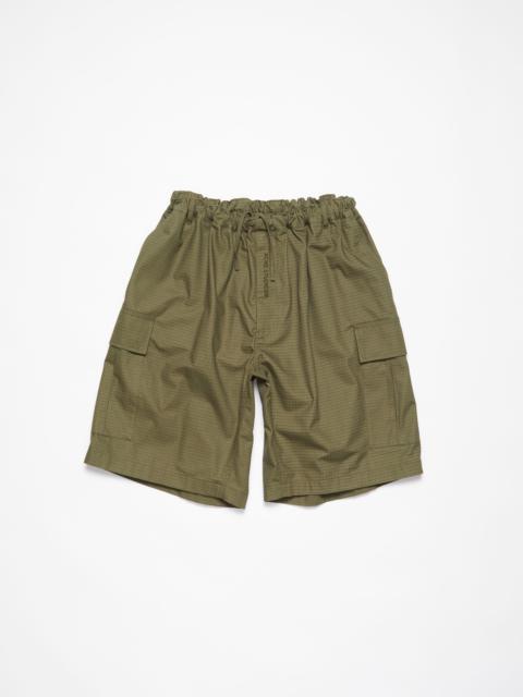Acne Studios Ripstop shorts - Olive green