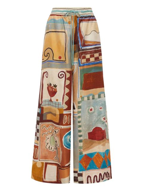 ALÉMAIS Michelle Silk Pant