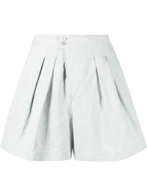 forte_forte Tweed high-waisted shorts