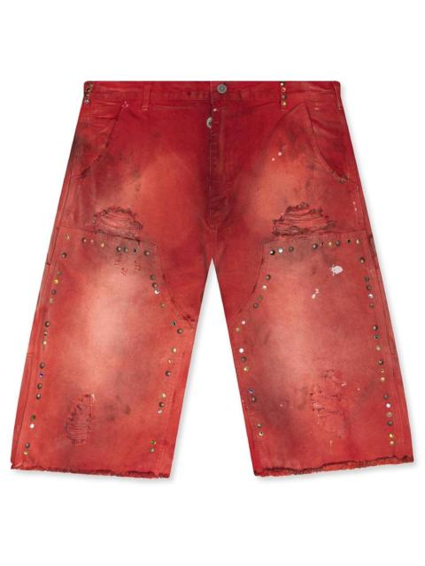 SATOSHI NAKAMOTO DANNY'S CARPENTER SHORT - RED