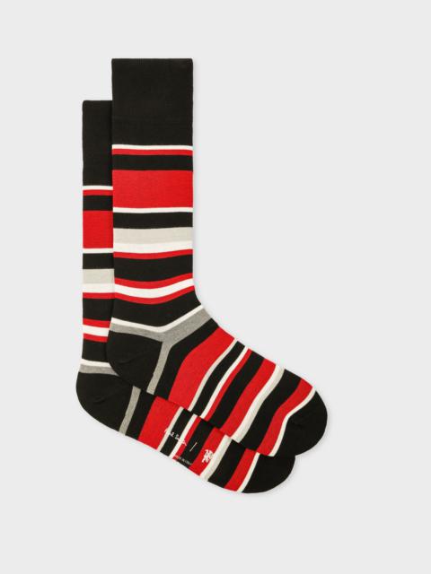 Paul Smith Paul Smith For Manchester United - Red Stripe Socks