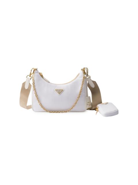 Prada Women's Re-Edition 2005 Re-Nylon Bag - White Gold