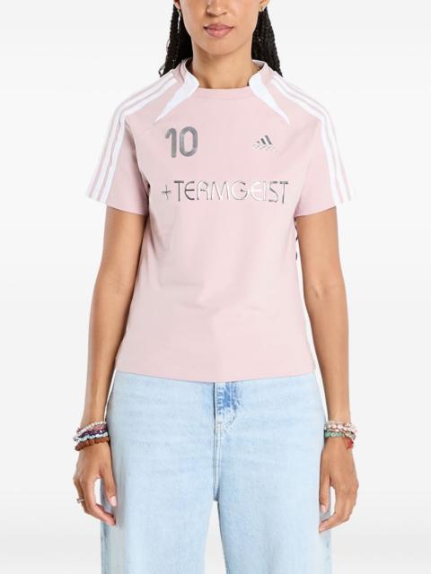 adidas Teamgeist logo-stripe T-shirt