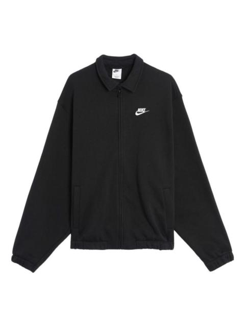 Nike Nike Club Fleece Harrington Jacket 'Black' DX0539-010