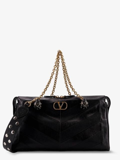 Valentino Garavani Panthea Leather Shoulder Bag